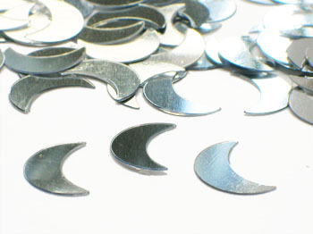 Moon Confetti, Silver Available by the Pound or Packet
